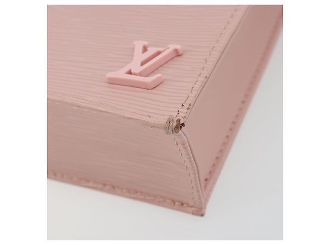 Borsa LOUIS VUITTON Epi Petit Sac Plat Rose Valerine M69575 Auth bs35888SAV Rosa - vista 9