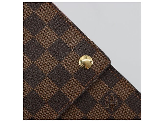 LOUIS VUITTON Damier Portello Schultertasche N45271 LV Auth 186577A Damier ebene - Ansicht 17