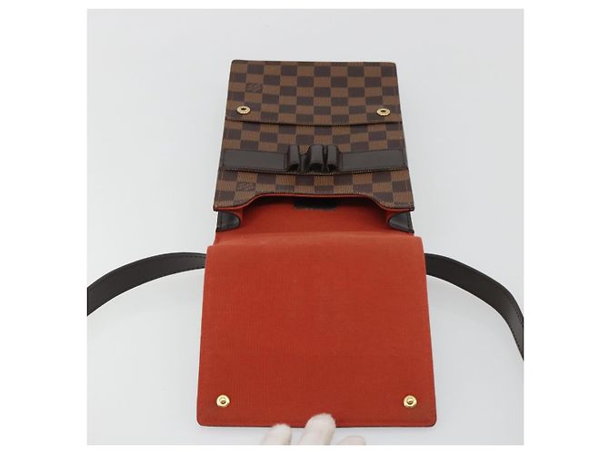 LOUIS VUITTON Damier Portello Schultertasche N45271 LV Auth 186577A Damier ebene - Ansicht 18
