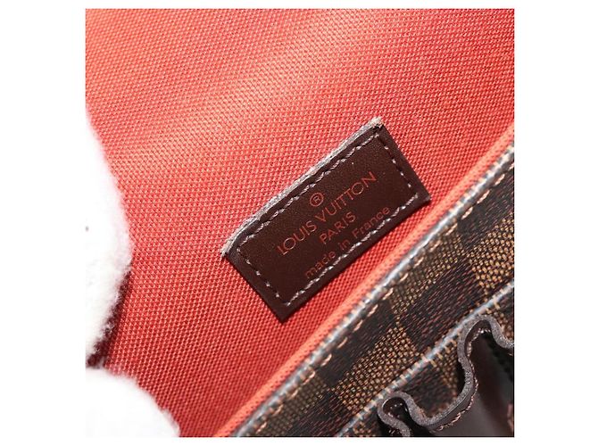 LOUIS VUITTON Damier Portello Schultertasche N45271 LV Auth 186577A Damier ebene - Ansicht 19