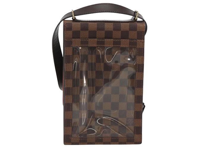 LOUIS VUITTON Damier Portello Schultertasche N45271 LV Auth 186577A Damier ebene - Ansicht 2