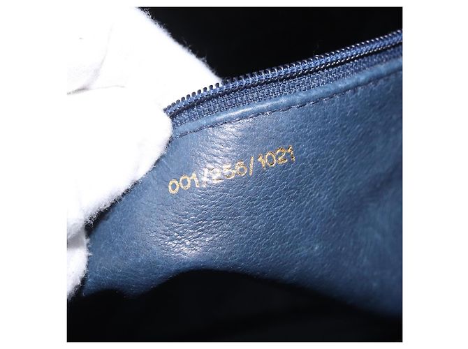 Borsa a tracolla GUCCI GG Supreme PVC Blu Navy Oro Auth ka5069 D'oro - vista 12