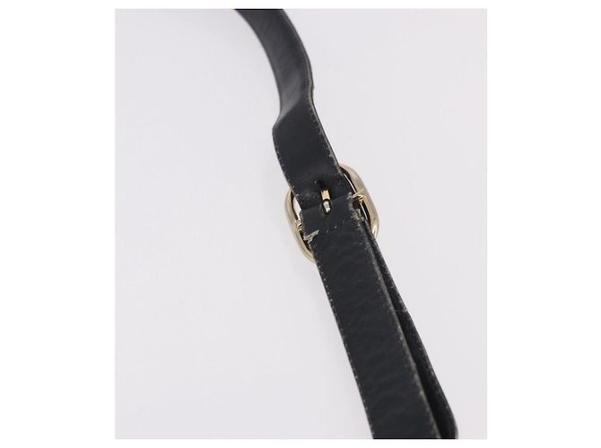 Borsa a tracolla GUCCI GG Supreme PVC Blu Navy Oro Auth ka5069 D'oro - vista 9