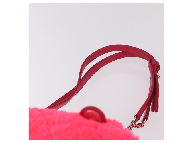 CHANEL Matelasse Chain Backpack pile Pink Silver CC Auth 189107M Argento Rosa - vista 15