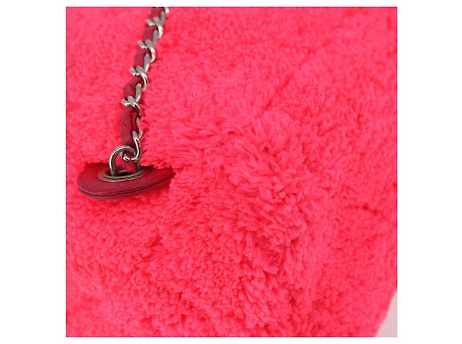 CHANEL Matelasse Chain Backpack pile Pink Silver CC Auth 189107M Argento Rosa - vista 18