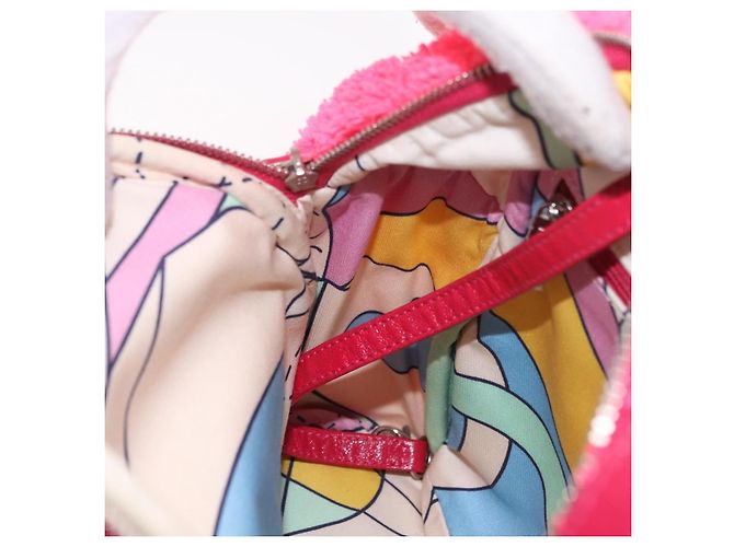 CHANEL Matelasse Chain Backpack pile Pink Silver CC Auth 189107M Argento Rosa - vista 25