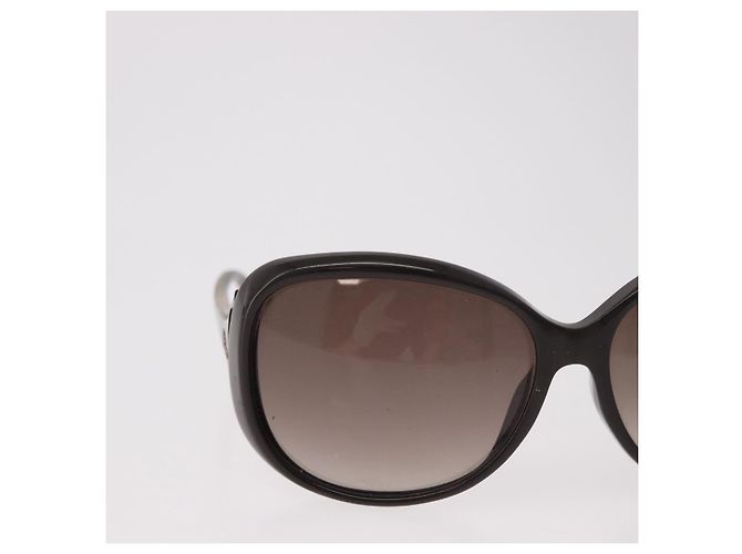 Lunettes de soleil Christian Dior en plastique marron et or Auth bs35807 Doré - vue 3