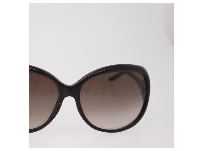 Lunettes de soleil Christian Dior en plastique marron et or Auth bs35807 Doré - vue 4