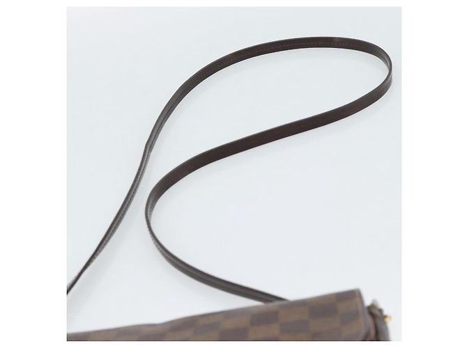 LOUIS VUITTON Borsa a Spalla Damier Ebene Favorit PM 2way N41276 LV Auth 190240 - vista 15