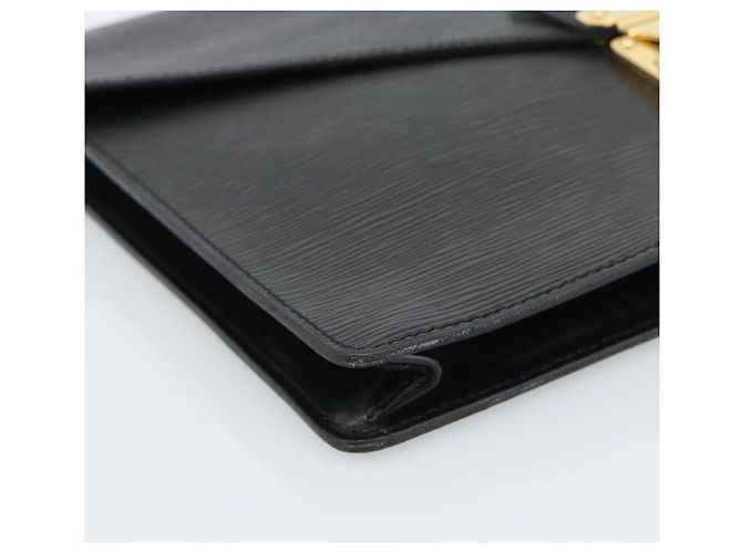 LOUIS VUITTON Epi Porte Documents Senatur Aktentasche Schwarz M54452 LV Auth 189586 - Ansicht 14