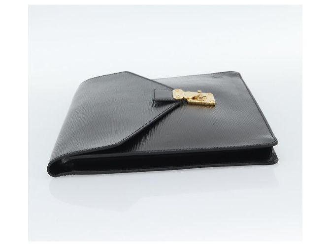 LOUIS VUITTON Epi Porte Documents Senatur Aktentasche Schwarz M54452 LV Auth 189586 - Ansicht 3