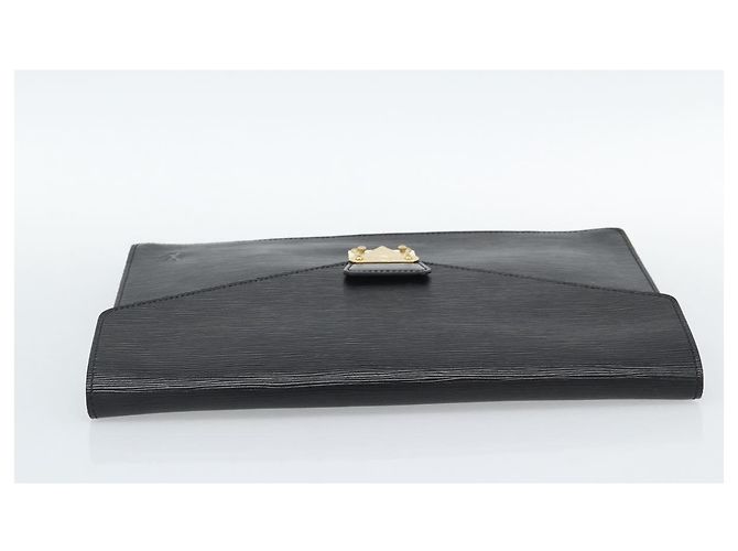 LOUIS VUITTON Epi Porte Documents Senatur Aktentasche Schwarz M54452 LV Auth 189586 - Ansicht 5