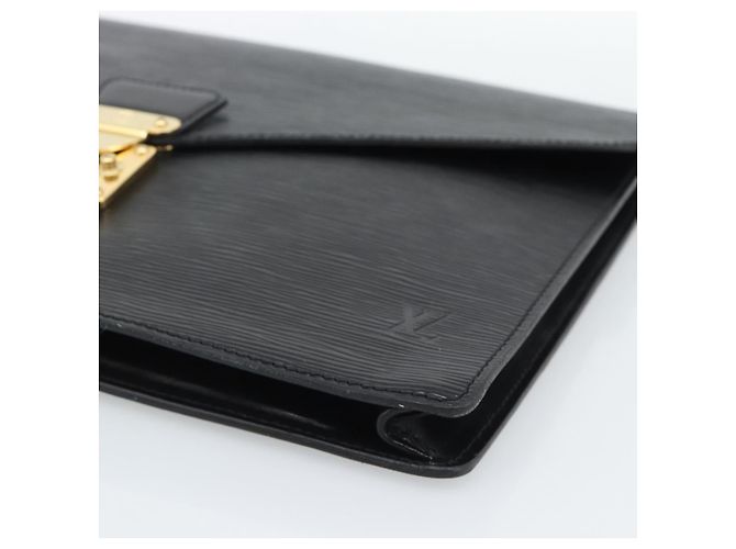 LOUIS VUITTON Epi Porte Documents Senatur Aktentasche Schwarz M54452 LV Auth 189586 - Ansicht 7