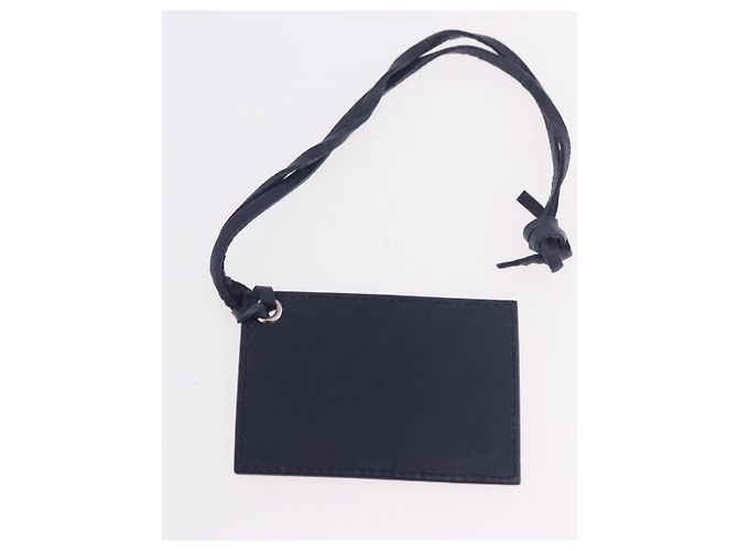 BALENCIAGA Borsa a Spalla Classic Envelope in Pelle Navy Silver 319376 Auth 189069V Argento Blu navy - vista 27
