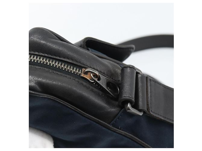 Borsa a tracolla BOTTEGA VENETA Canvas Navy 113097 Auth bs35933 Blu navy - vista 10