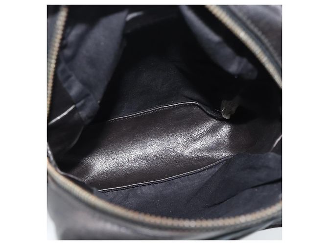 Borsa a tracolla BOTTEGA VENETA Canvas Navy 113097 Auth bs35933 Blu navy - vista 11