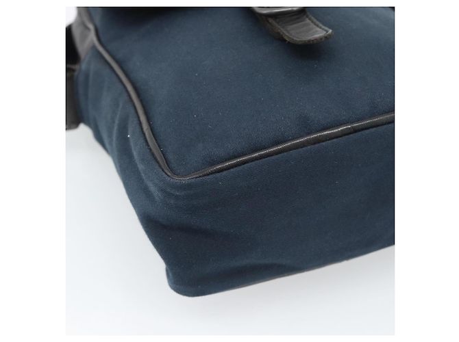 Borsa a tracolla BOTTEGA VENETA Canvas Navy 113097 Auth bs35933 Blu navy - vista 14