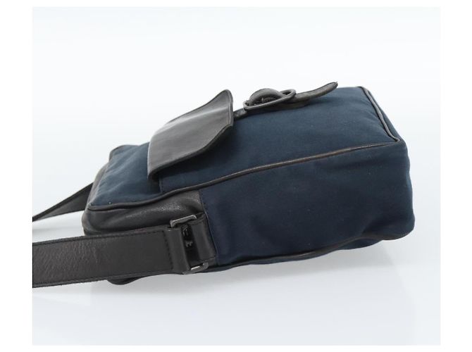 Borsa a tracolla BOTTEGA VENETA Canvas Navy 113097 Auth bs35933 Blu navy - vista 3