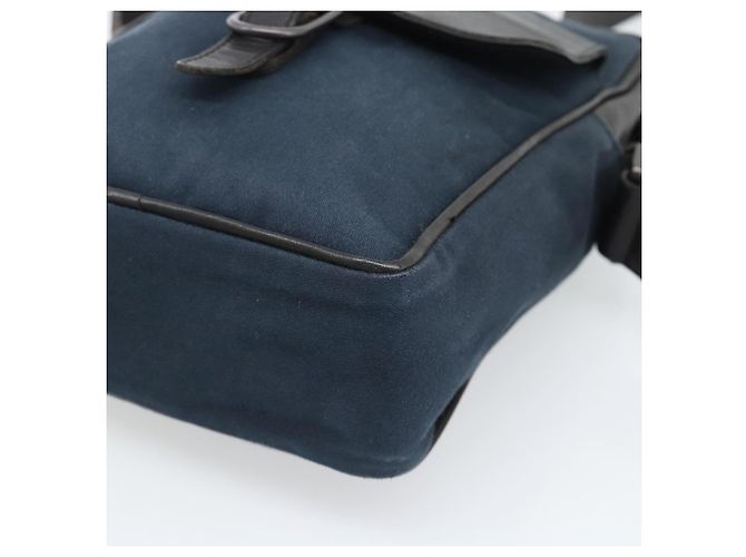Borsa a tracolla BOTTEGA VENETA Canvas Navy 113097 Auth bs35933 Blu navy - vista 9