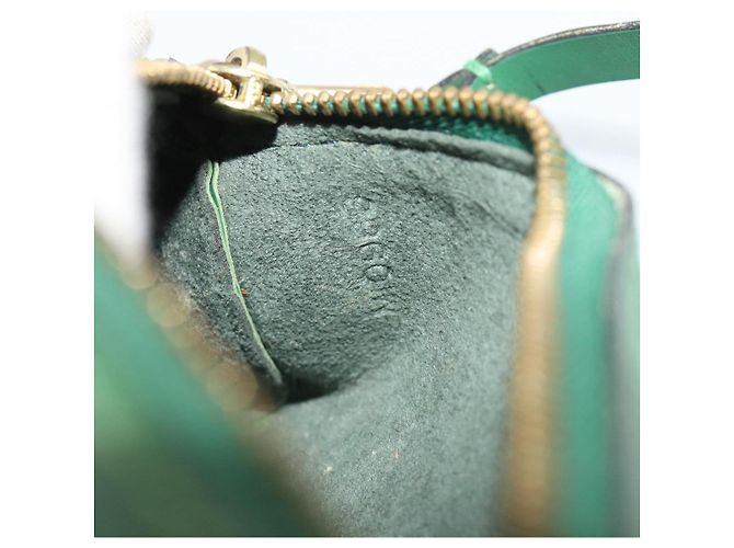 LOUIS VUITTON Epi Soufflot Pouch Green LV Auth 187622 Verde - vista 12