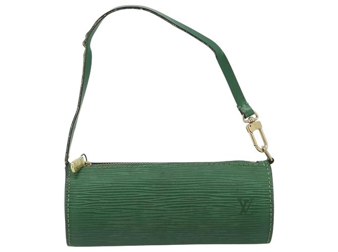LOUIS VUITTON Epi Soufflot Pouch Green LV Auth 187622 Verde - vista 13