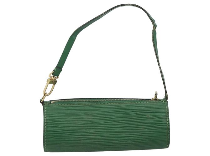 LOUIS VUITTON Epi Soufflot Pouch Green LV Auth 187622 Verde - vista 2