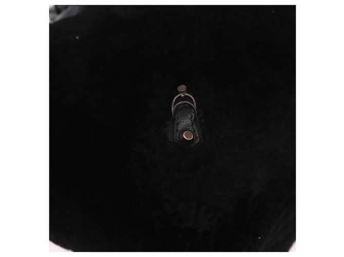 Borsa a mano BALENCIAGA in pelliccia 2way Nera Auth 189725A Nero - vista 16