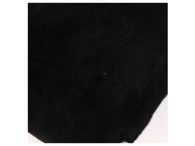 Borsa a mano BALENCIAGA in pelliccia 2way Nera Auth 189725A Nero - vista 18