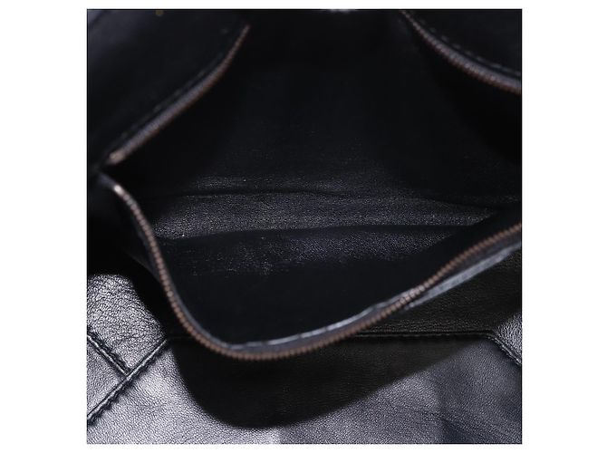 Borsa a mano BALENCIAGA in pelliccia 2way Nera Auth 189725A Nero - vista 23