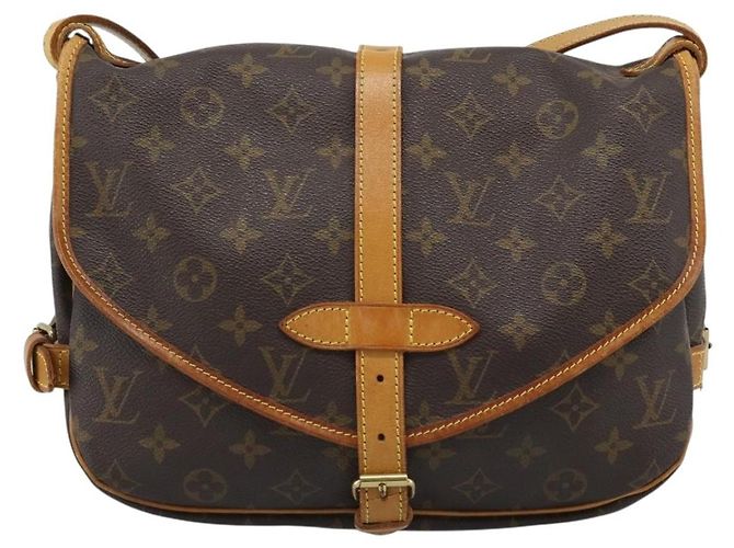 LOUIS VUITTON Borsa a Spalla Monogram Saumur 30 M42256 LV Auth am11998A Monogramma - vista 13