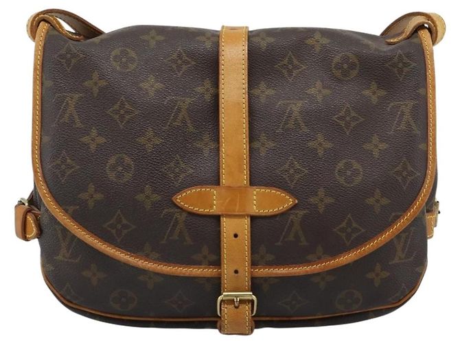 LOUIS VUITTON Borsa a Spalla Monogram Saumur 30 M42256 LV Auth am11998A Monogramma - vista 2