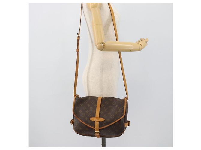 LOUIS VUITTON Borsa a Spalla Monogram Saumur 30 M42256 LV Auth am11998A Monogramma - vista 25