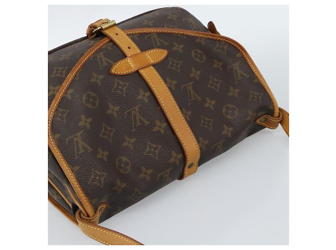 LOUIS VUITTON Borsa a Spalla Monogram Saumur 30 M42256 LV Auth am11998A Monogramma - vista 6