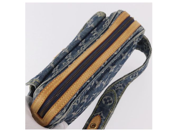 LOUIS VUITTON Monogram Denim Bum Bag Body Bag Blue M95347 LV Auth 189722SAV - vista 6