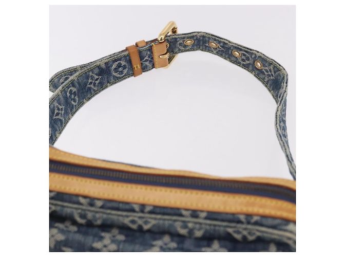 LOUIS VUITTON Monogram Denim Bum Bag Body Bag Blue M95347 LV Auth 189722SAV - vista 8
