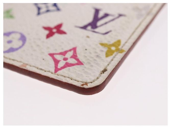 LOUIS VUITTON Monogram Multicolor Etui Hand Mirror White M92651 LV Auth 189513 Weiß - Ansicht 15