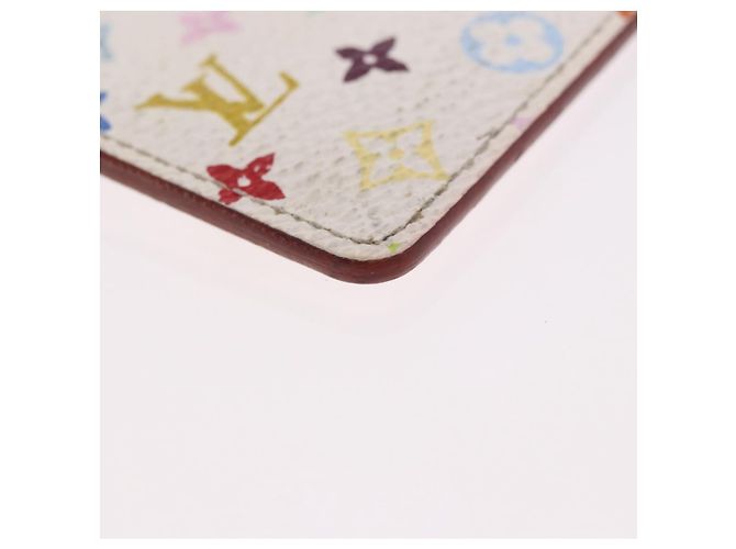 LOUIS VUITTON Monogram Multicolor Etui Hand Mirror White M92651 LV Auth 189513 Weiß - Ansicht 16