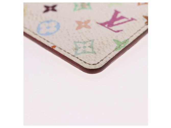 LOUIS VUITTON Monogram Multicolor Etui Hand Mirror White M92651 LV Auth 189513 Weiß - Ansicht 17