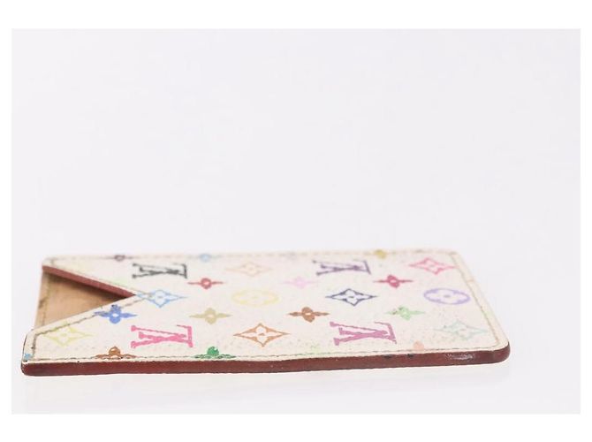 LOUIS VUITTON Monogram Multicolor Etui Hand Mirror White M92651 LV Auth 189513 Weiß - Ansicht 4