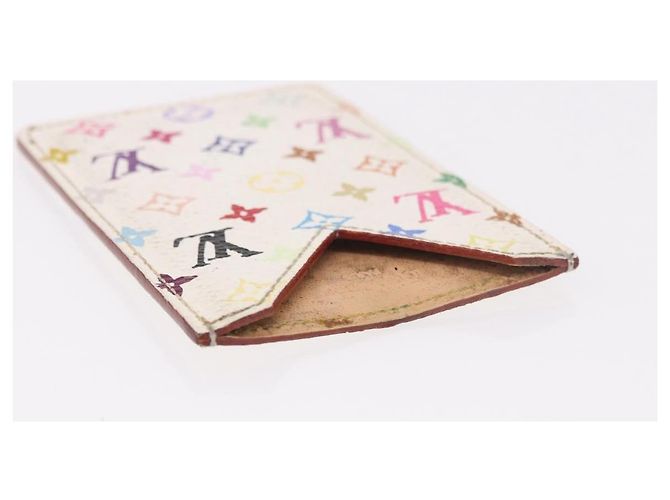 LOUIS VUITTON Monogram Multicolor Etui Hand Mirror White M92651 LV Auth 189513 Weiß - Ansicht 5