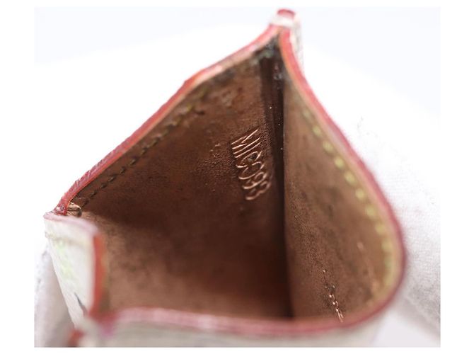 LOUIS VUITTON Monogram Multicolor Etui Hand Mirror White M92651 LV Auth 189513 Weiß - Ansicht 9