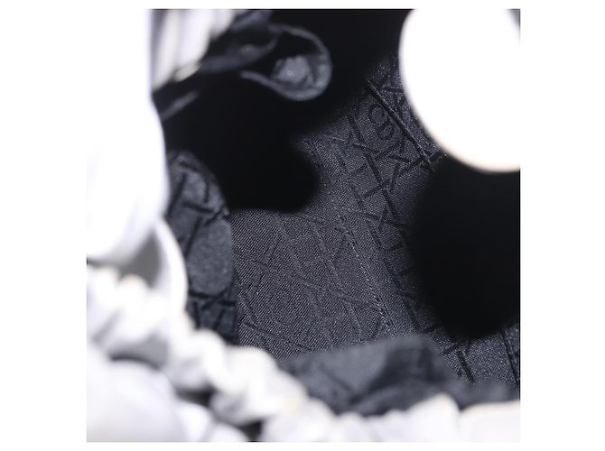 Borsa Christian Dior Maris Pearl in pelle argento Auth bs35918A - vista 11