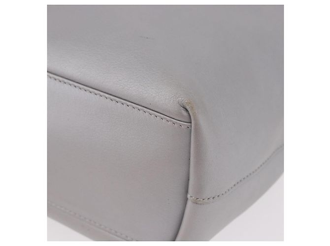 Borsa Christian Dior Maris Pearl in pelle argento Auth bs35918A - vista 15