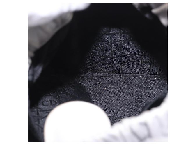 Borsa Christian Dior Maris Pearl in pelle argento Auth bs35918A - vista 21