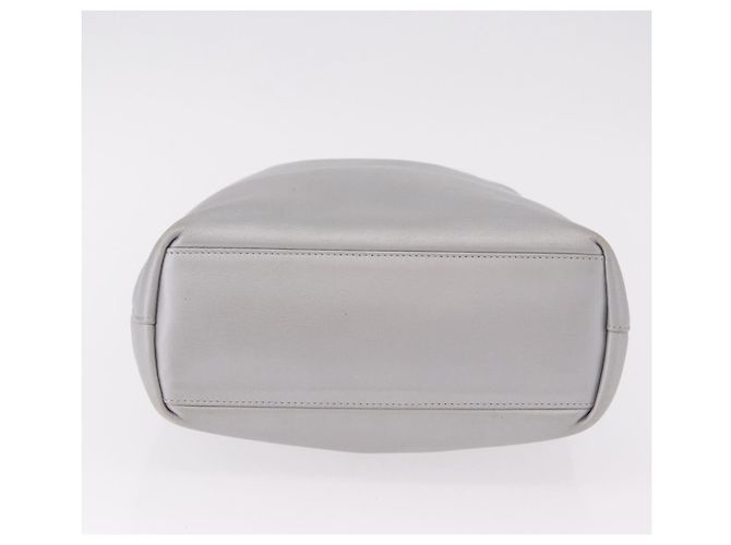 Borsa Christian Dior Maris Pearl in pelle argento Auth bs35918A - vista 6