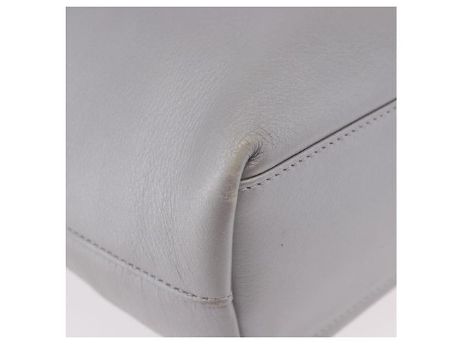 Borsa Christian Dior Maris Pearl in pelle argento Auth bs35918A - vista 9