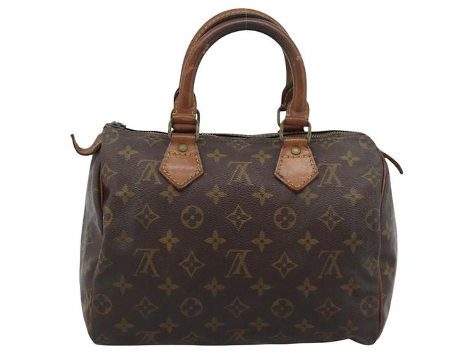 LOUIS VUITTON Borsa Monogram Speedy 25 M41528 LV Auth hk3902 Monogramma - vista 2