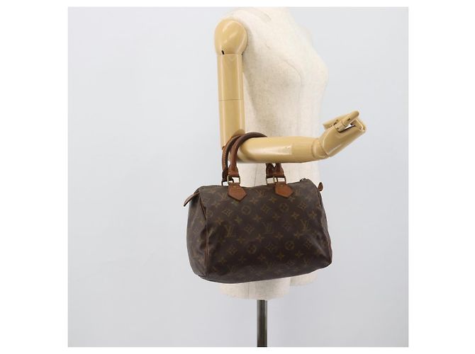 LOUIS VUITTON Borsa Monogram Speedy 25 M41528 LV Auth hk3902 Monogramma - vista 21