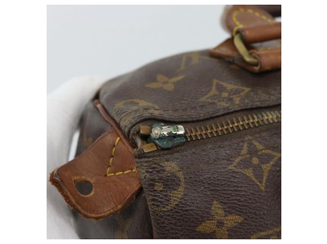 LOUIS VUITTON Borsa Monogram Speedy 25 M41528 LV Auth hk3902 Monogramma - vista 8
