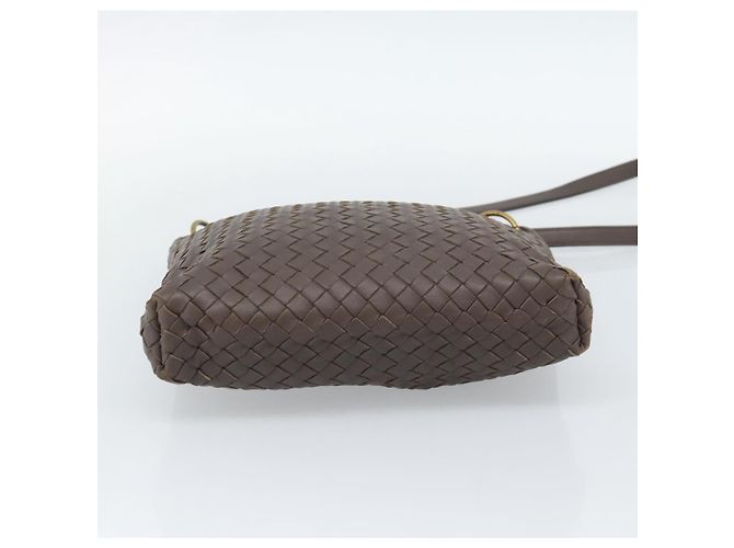 BORSA A SPALLA BOTTEGA VENETA INTRECCIATO Marrone Oro 179330 Auth 189814A D'oro - vista 5